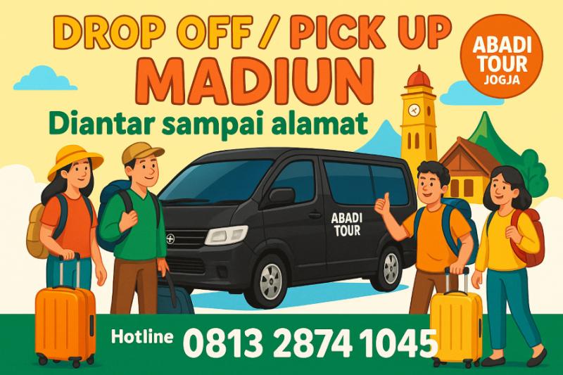 DROP OFF MADIUN / PICK UP MADIUN - JOGJA