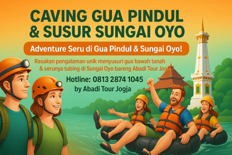 CAVING PINDUL & SUNGAI OYO CAVING PINDUL & SUNGAI OYO