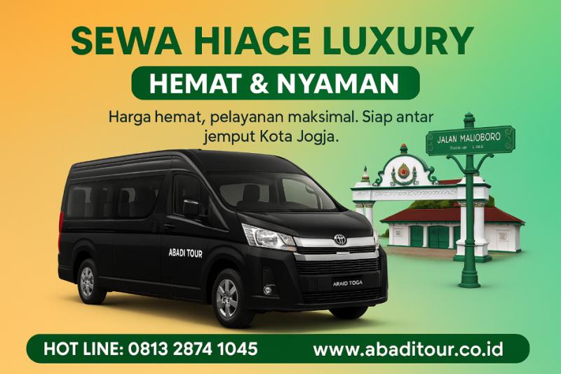 Sewa Hiace Luxury Jogja